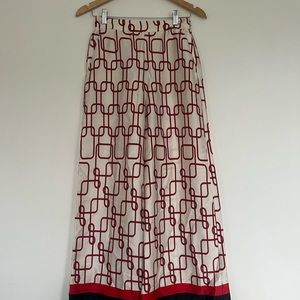 Nautical Zara Pants Silk